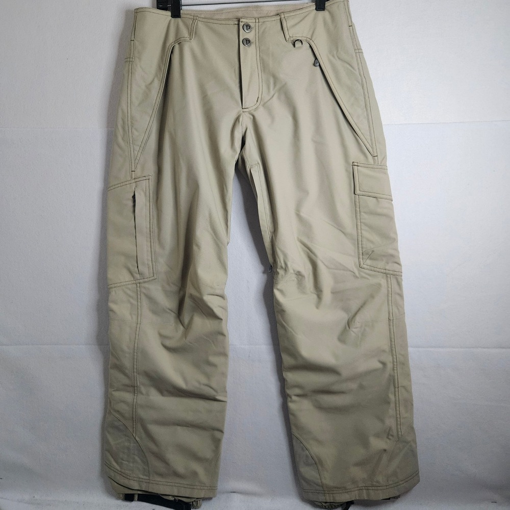 Patagonia Rubicon Insulated Snow Pants‎ Womens 8 Tan Beige Ski Snowboard 30750FS